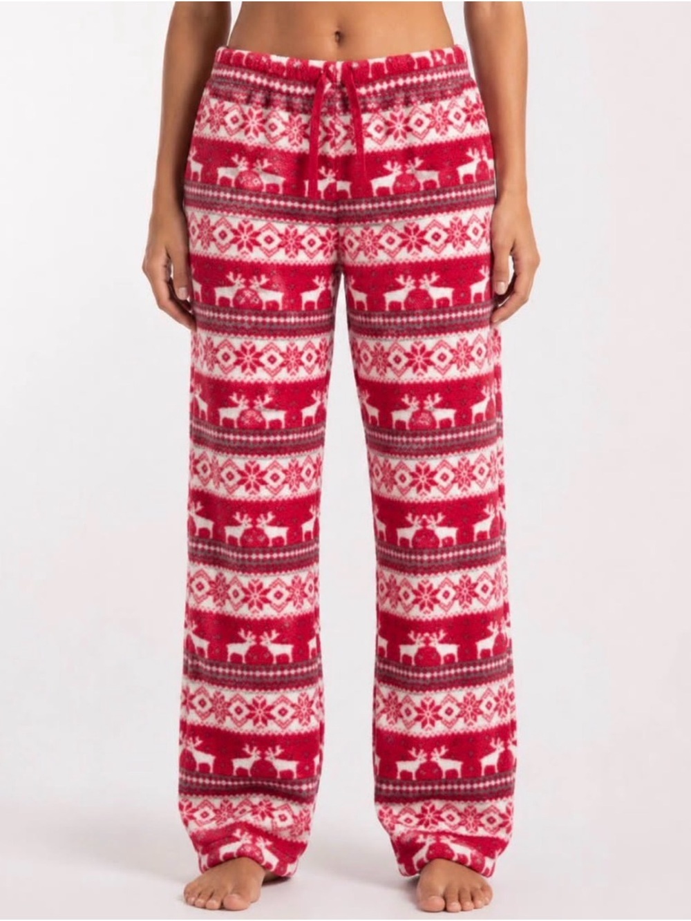 Canyon Creek Festive Red Fair Isle Pajama Pants